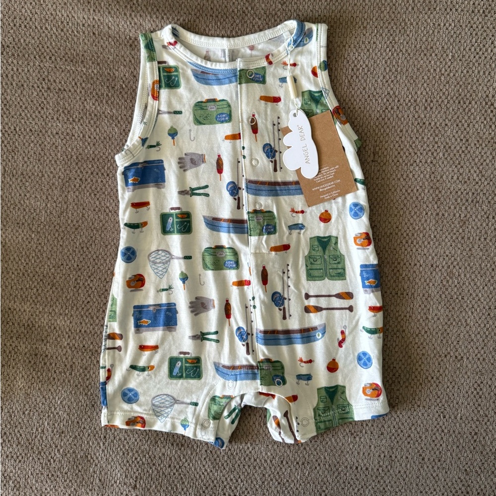 Angel Dear Multicolor Adventure Print One Piece